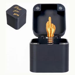 Christmas Prank Gift Middle Finger In Box Funny Creative Out Of The Box Pop-up Middle Finger Gifts Box Prank Quirky Gift New
