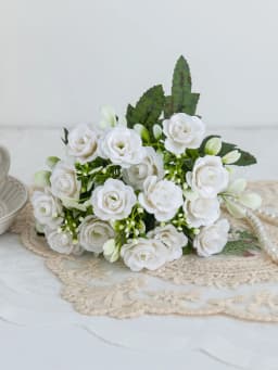 Silk Rose for Wedding Arch Christmas Wreath Decoration Home Room Bonsai Photography Prop Valentine's Day Artificial Fake Flowers