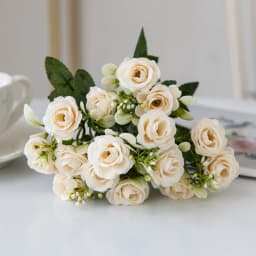 Silk Rose for Wedding Arch Christmas Wreath Decoration Home Room Bonsai Photography Prop Valentine's Day Artificial Fake Flowers