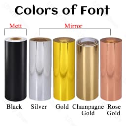 Gold Personalized Name Sticker Clear Bubble Balloons Custom Sticker for Birthday Wedding Baby Shower Party Christmas Decoration