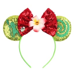 NEW Frozen Snowflake Mouse Ears Headband Girls Boys Sequin 5"Bow Hairband Christmas Festival Party Cosplay Hair Accessories
