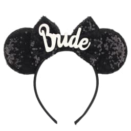 NEW Frozen Snowflake Mouse Ears Headband Girls Boys Sequin 5"Bow Hairband Christmas Festival Party Cosplay Hair Accessories