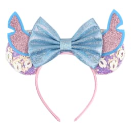 NEW Frozen Snowflake Mouse Ears Headband Girls Boys Sequin 5"Bow Hairband Christmas Festival Party Cosplay Hair Accessories