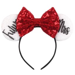 NEW Frozen Snowflake Mouse Ears Headband Girls Boys Sequin 5"Bow Hairband Christmas Festival Party Cosplay Hair Accessories