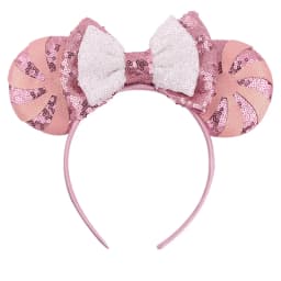 NEW Frozen Snowflake Mouse Ears Headband Girls Boys Sequin 5"Bow Hairband Christmas Festival Party Cosplay Hair Accessories