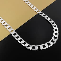 Special Offer Silver Color Necklace for men's 20/24 Inches Classic 8MM Chain Luxury Jewelry Wedding Christmas gifts
