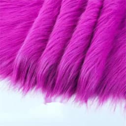Shaggy Plush Faux Fur Fabric Precut Strips Fluffy Fuzzy Craft Fur For Doll Beard Hair Costume Bag Christmas Party Decoration