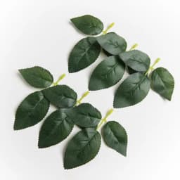 20 Pieces Silk Rose Leaves Plant Wedding Decorative Wreath Scrapbooking Bridal Accessories for Christmas Home Artificial Flowers