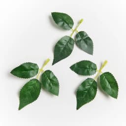 20 Pieces Silk Rose Leaves Plant Wedding Decorative Wreath Scrapbooking Bridal Accessories for Christmas Home Artificial Flowers
