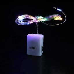 5Pcs LED Fairy Lights Battery Operated Remote Copper Wire Light Garland For Christmas Wedding Party Decoration String Lights
