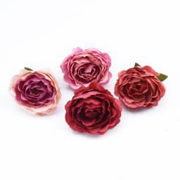 10/30 Pieces 4CM Roses Head Wedding Bridal Accessories Clearance Christmas Decorations for Home Scrapbooking Artificial Flowers