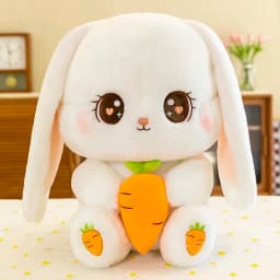 Radish Rabbit Doll Plush Toy Cute Doll Soft Stuffed Animal Sleeping Pillow Cushion Christmas Gifts for Kids and Girls