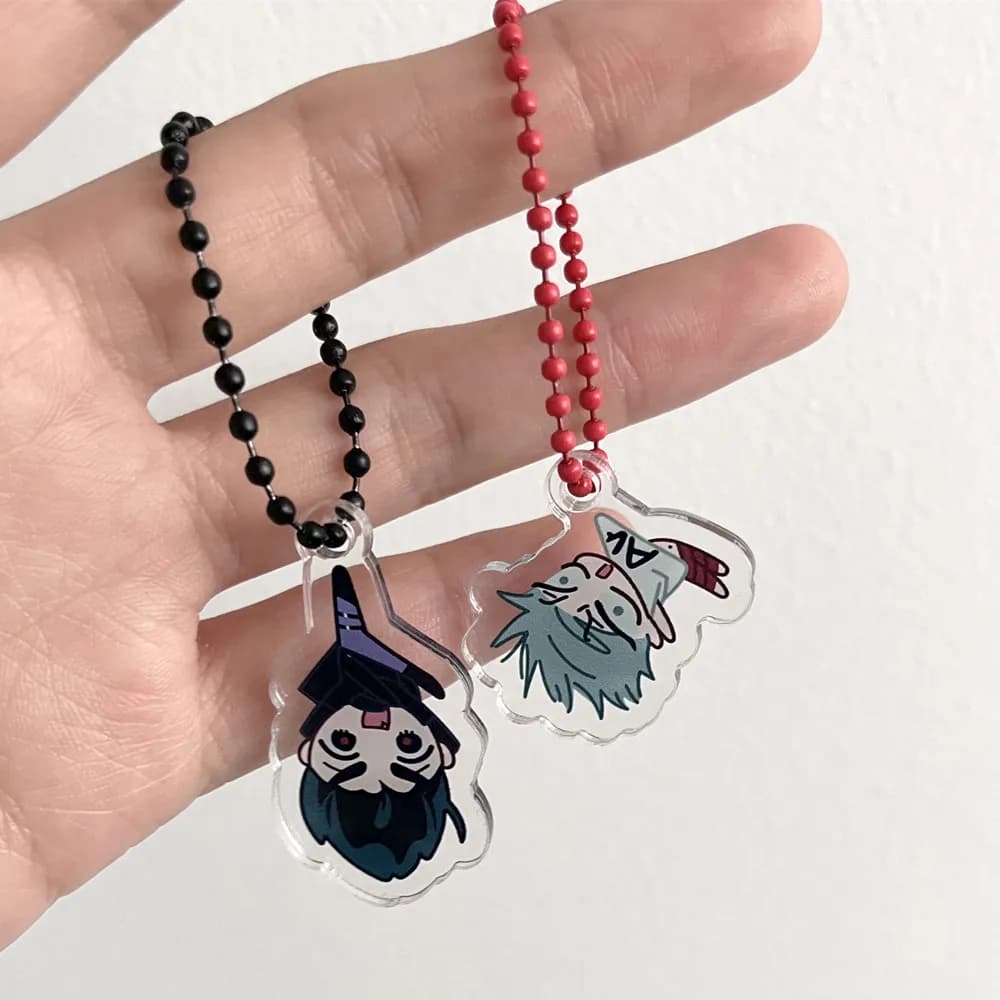 Anime ALIEN STAGE IVAN & TILL Cosplay Keychain Unisex Acrylic Bag Pendant Kawaii Key Ring Accessory Props Christmas Gifts