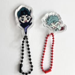 Anime ALIEN STAGE IVAN & TILL Cosplay Keychain Unisex Acrylic Bag Pendant Kawaii Key Ring Accessory Props Christmas Gifts