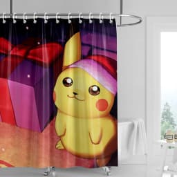 Home decoration shower curtains for bathroom waterproof curtain fabric Modern Nordic style Living Room Merry Christmas winter