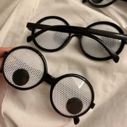 Funny Glasses Cosplay Halloween Costumes Accessories Eyeball Rolling Glasses Christmas Gifts Masqurade Decor Fancy Dress