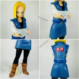 New Anime Dragon Ball Z Android 17 18 Figure Android 18 PVC Action Figures Collection Model Toys for Children Christmas Gifts