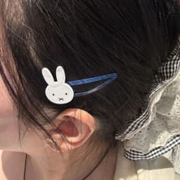 Cute Miffy Kawaii Cartoon Hair Tie Hairpin Sweet Bangs Clip Side Clip Girl Birthday Christmas Gift