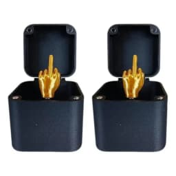 Out of the box pop-up Middle Finger Gift Box Creative Desk Home Decor Gifts Middle Finger Novelty Christmas Funny Prank Gift