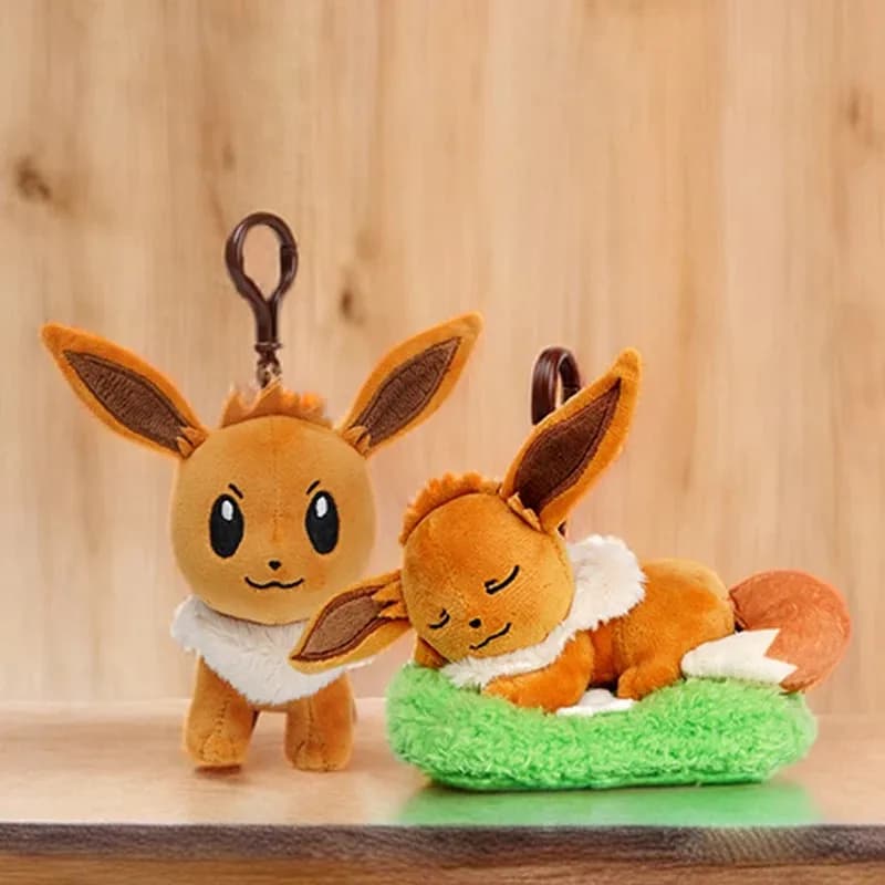 Genuine Pokemon Eevee Umbreon Espeon Kawaii Plush Toy Pendant School Bag Backpack Pendant Key Ring Doll Birthday Christmas Gift