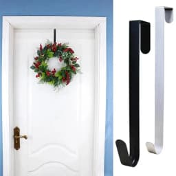 30cm/12in Wreath Hanger Rustproof Corrosion Resistant Strong Load-Bearing Easy to Install Christmas Wreath Hanger Decor