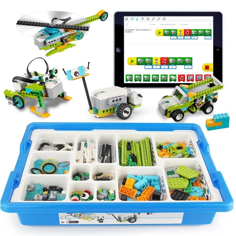 WeDo 2.0 Educational Functions Parts Compatible 45300 Core Set Building Blocks DIY Toys Christmas Gifts Charge Version
