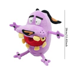 TreasuringU Purple Dog Plush Toys Cartoon Animals Fluffy Dolls Kawaii Dog Stuffes Toy Plushie Eggplant Dog Toy Christmas Gifts