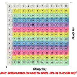 Multiplication Practice Math Games, 12x12 Times Table Learning Board Game, Mathematics Teaching Toys Gift for Birthday Christmas