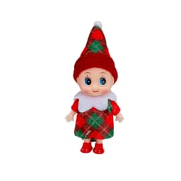 1/2PCS Christmas Twin Boy and Girl Doll Christmas Mini Accessories Christmas Decoration Couple Doll Pair Simulation Vinyl Doll