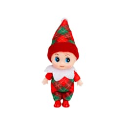 1/2PCS Christmas Twin Boy and Girl Doll Christmas Mini Accessories Christmas Decoration Couple Doll Pair Simulation Vinyl Doll
