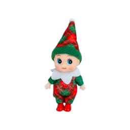 1/2PCS Christmas Twin Boy and Girl Doll Christmas Mini Accessories Christmas Decoration Couple Doll Pair Simulation Vinyl Doll
