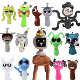*/New Sprunki Plush Toys Game Plush Sprunki Plush Doll Sprunki Game Cartoon Kid Birthday Gifts Stuffed Dolls Christmas Gift