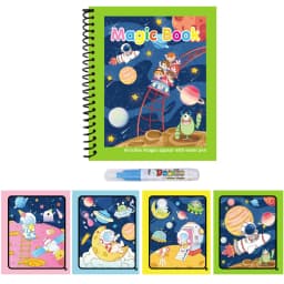 NEW Children Animal Cartoon Painting Book Magic Water Book with Water Pen for Kids Birthday Christmas New Year Gift for Kids