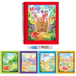 NEW Children Animal Cartoon Painting Book Magic Water Book with Water Pen for Kids Birthday Christmas New Year Gift for Kids