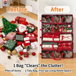 1PC Christmas Tree Storage Bag, Large Foldable Quilt Clothes Storage Bag, Bedroom Dormitory Organizer, Waterproof Dustproof, New