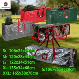 1PC Christmas Tree Storage Bag, Large Foldable Quilt Clothes Storage Bag, Bedroom Dormitory Organizer, Waterproof Dustproof, New
