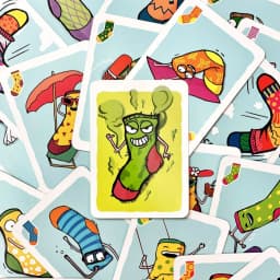《Stinky Sock:A Card Game》, Russian Version of the Board Game, Card Game, Interactive Board Game, Ideal Game for Parties, Game for Finding Fun, Suitable as a Christmas or Halloween Gift