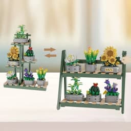 Building Blocks Flowers Bouquet Set Flowers Models Home Decor Botanical Collection Bricks Toys for Adults Mother's Day Christmas