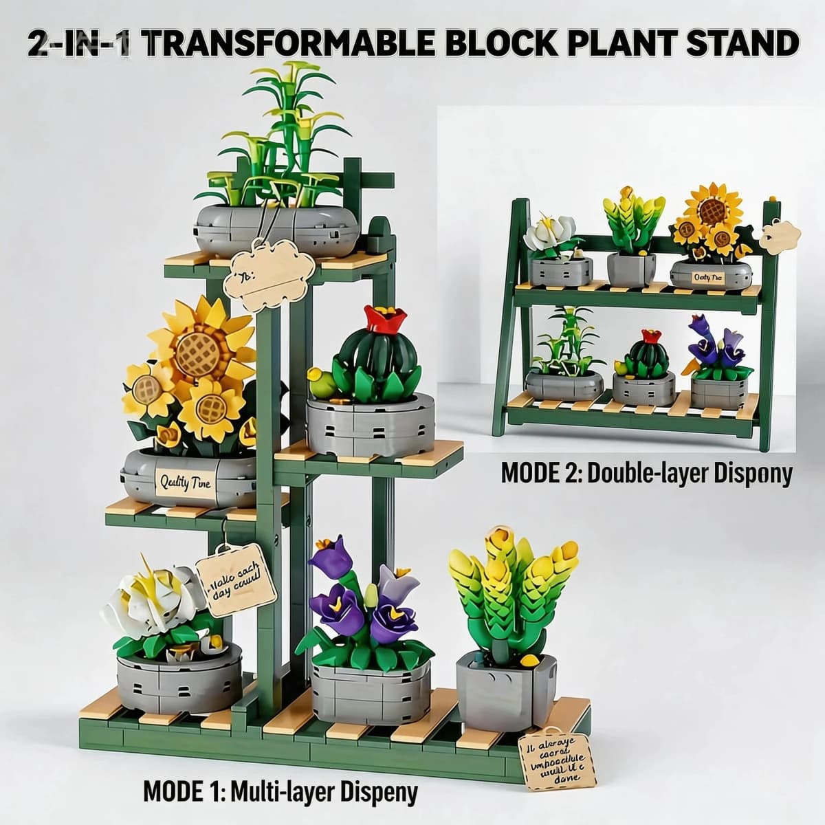 Building Blocks Flowers Bouquet Set Flowers Models Home Decor Botanical Collection Bricks Toys for Adults Mother's Day Christmas