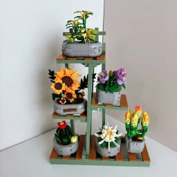 Building Blocks Flowers Bouquet Set Flowers Models Home Decor Botanical Collection Bricks Toys for Adults Mother's Day Christmas