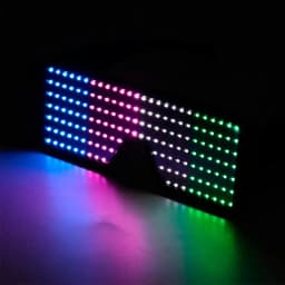 LED Glasses Light Up Dynamic Party Favor Glasses Festival Christmas USB Rechargeable LED Rave Glowing Flashing Glasses