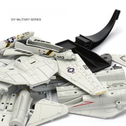 1:72 F-14 Tomcat Multi-Role Fighter Model Creative Military Series Building Blocks Decor Assembled Toys For Boys Christmas Gifts