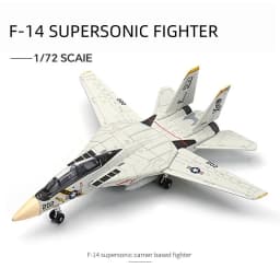 1:72 F-14 Tomcat Multi-Role Fighter Model Creative Military Series Building Blocks Decor Assembled Toys For Boys Christmas Gifts