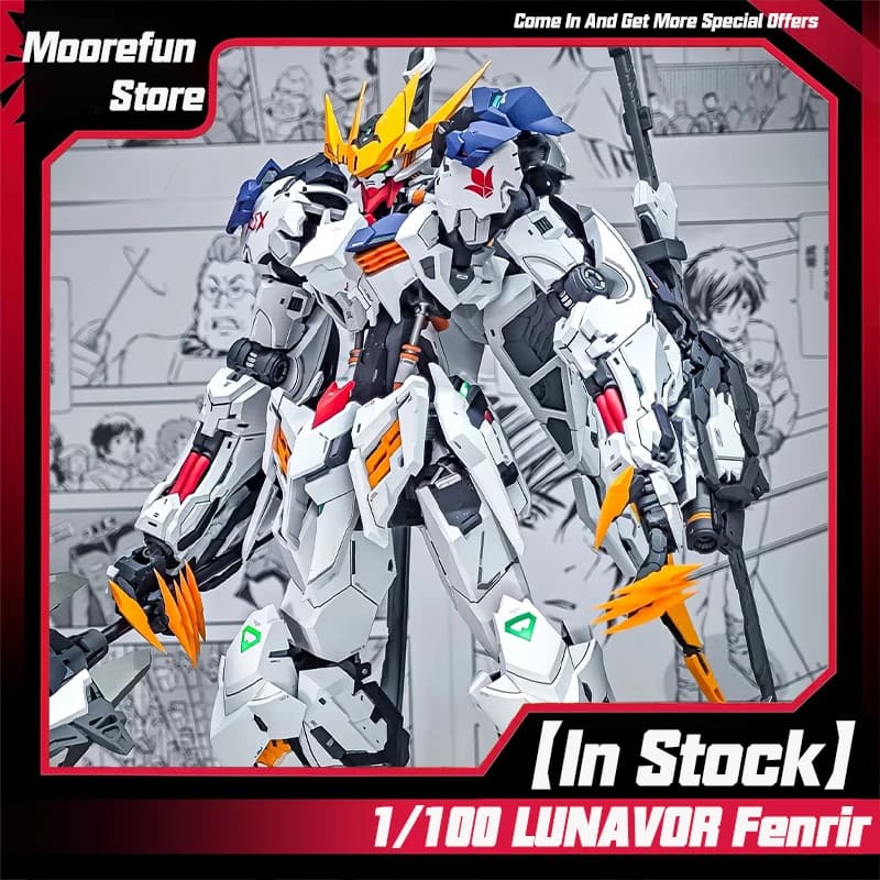 【IN STOCK】LUNAVOR MG 1/100 Wolf King Barbatos ASW-G-08 GK Assembly Model Kits Action Figure Plastic Robot Toys Christmas Gifts