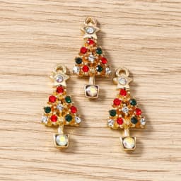 Tusember 10pcs Enamel Christmas Gingerbread House Charms for Christmas Necklaces Earrings Bracelets Pendant Craft