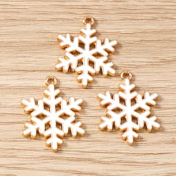 Tusember 10pcs Enamel Christmas Gingerbread House Charms for Christmas Necklaces Earrings Bracelets Pendant Craft