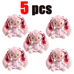 2026 Cartoon Hatsune Miku Plush Doll Toy Anime sakura Miku snow Miku Character Kawaii Sitting posture Fufu Kids Christmas Gift
