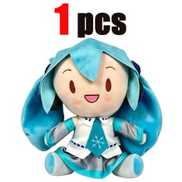 2026 Cartoon Hatsune Miku Plush Doll Toy Anime sakura Miku snow Miku Character Kawaii Sitting posture Fufu Kids Christmas Gift