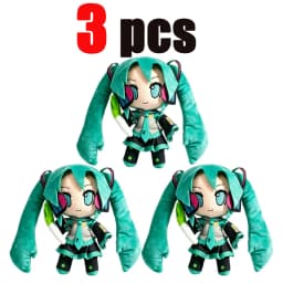 2026 Cartoon Hatsune Miku Plush Doll Toy Anime sakura Miku snow Miku Character Kawaii Sitting posture Fufu Kids Christmas Gift