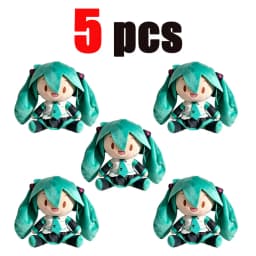 2026 Cartoon Hatsune Miku Plush Doll Toy Anime sakura Miku snow Miku Character Kawaii Sitting posture Fufu Kids Christmas Gift